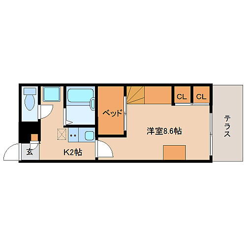 奈良県奈良市東九条町 近鉄奈良駅 1K アパート 賃貸物件詳細