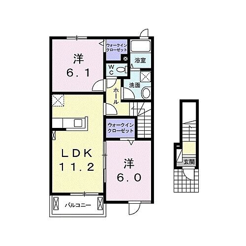 茨城県つくば市篠崎 つくば駅 2LDK アパート 賃貸物件詳細