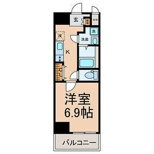 愛知県岡崎市材木町1丁目12-1 東岡崎駅 1K マンション 賃貸物件詳細