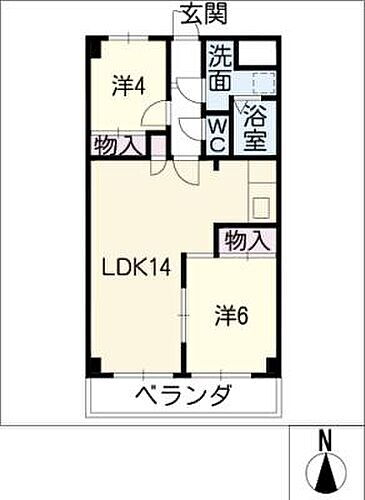 愛知県愛西市稲葉町米野 日比野駅 2LDK マンション 賃貸物件詳細