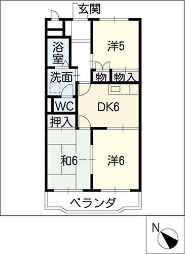 愛知県名古屋市緑区諸の木1丁目301番地 徳重駅 3DK マンション 賃貸物件詳細