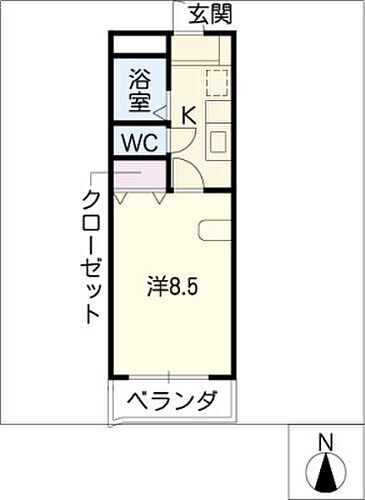 ルピナスＵＭＥＳＡＴＯ 3階 1K 賃貸物件詳細