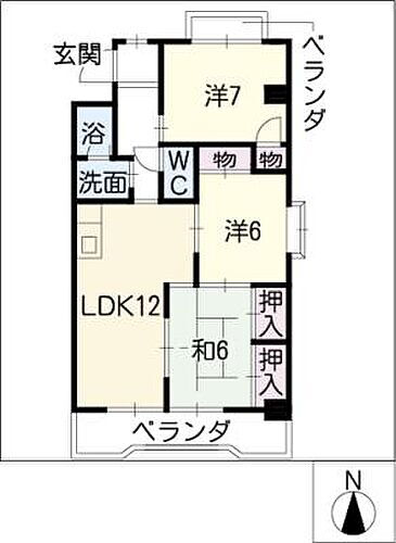 愛知県名古屋市緑区鳴海町字小松山 野並駅 3LDK マンション 賃貸物件詳細