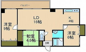  間取　3ＬＤＫ