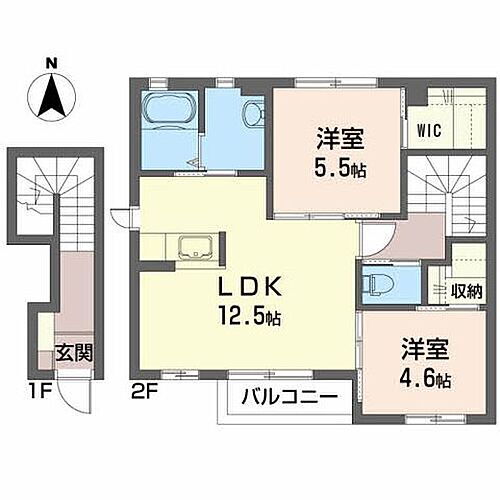 青森県青森市金沢２丁目 賃貸アパート