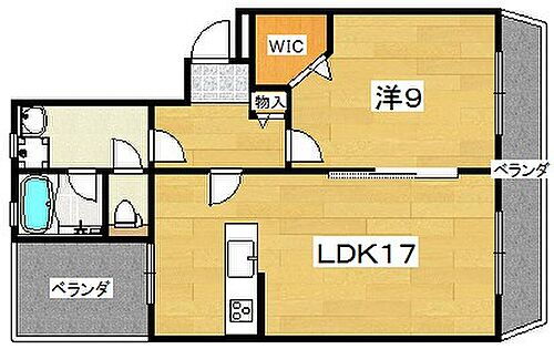 ＧＲＡＮＤ岡山手 1階 1LDK 賃貸物件詳細