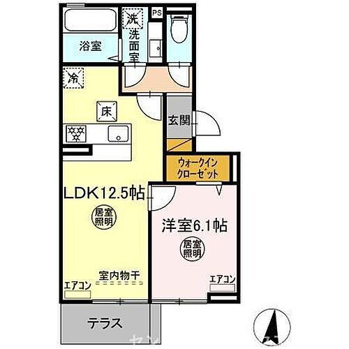 ＫＯＣＨＩＡ　Ｎ・Ｓ　Ｓ棟 1階 1LDK 賃貸物件詳細