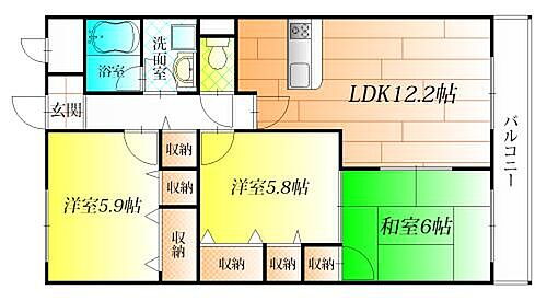 大阪府羽曳野市島泉7丁目 高鷲駅 3LDK マンション 賃貸物件詳細