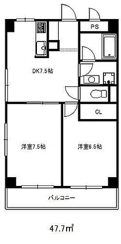 ケイズ本山 3階 2DK 賃貸物件詳細