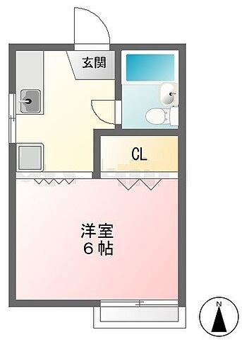 東京都府中市片町2丁目22-29 分倍河原駅 1K アパート 賃貸物件詳細