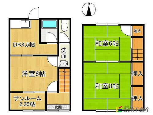 福岡県柳川市三橋町今古賀477 西鉄柳川駅 3DK アパート 賃貸物件詳細