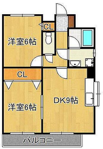 プラージュ門司港 4階 2DK 賃貸物件詳細