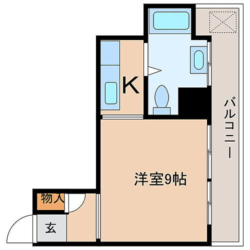 滋賀県大津市中央2丁目 大津駅 1K マンション 賃貸物件詳細