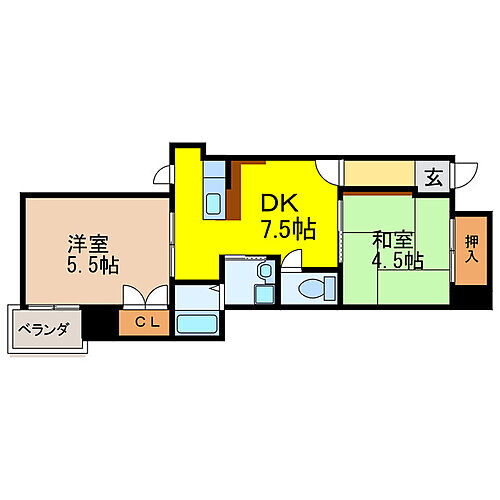 滋賀県大津市松原町 石山駅 2DK マンション 賃貸物件詳細