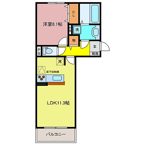 滋賀県大津市一里山4丁目 瀬田駅 1LDK アパート 賃貸物件詳細