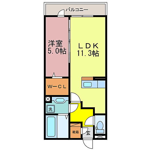 滋賀県大津市大江5丁目 瀬田駅 1LDK アパート 賃貸物件詳細
