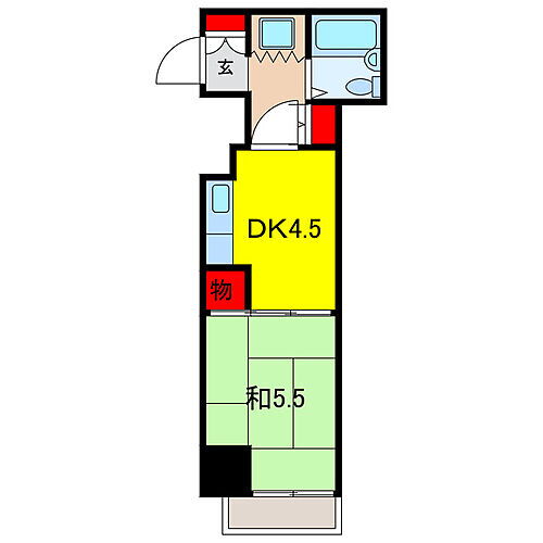藤和亀有コープＩＩ 6階 1DK 賃貸物件詳細