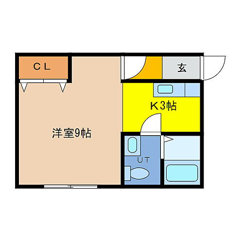 北海道千歳市末広1丁目5-13 千歳駅 1K アパート 賃貸物件詳細