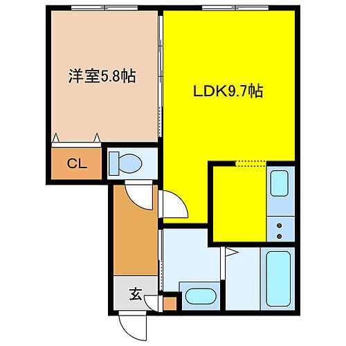 アトランティス朝日 1階 1LDK 賃貸物件詳細