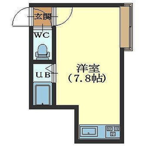 北海道函館市万代町14-41 ワンルーム アパート 賃貸物件詳細