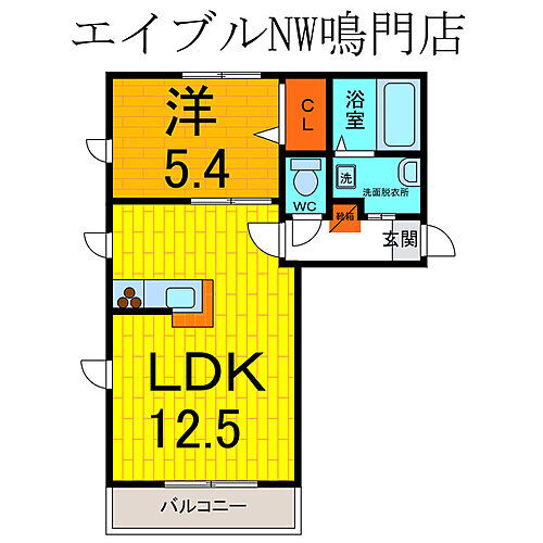 徳島県鳴門市撫養町斎田字浜端南13 1LDK アパート 賃貸物件詳細