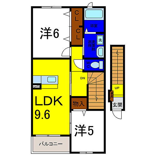 徳島県徳島市川内町榎瀬699-1 2LDK アパート 賃貸物件詳細
