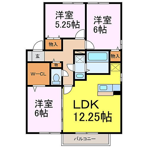 リビングタウン古河北Ｆ 1階 3LDK 賃貸物件詳細