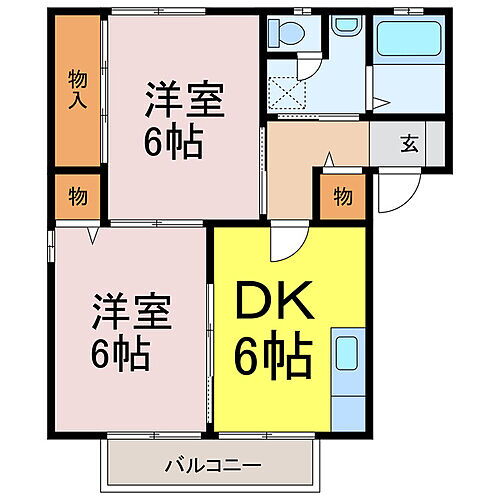 茨城県古河市小堤 古河駅 2DK アパート 賃貸物件詳細