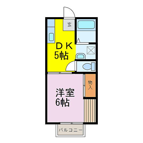 カヨウドウハイツ 1階 1DK 賃貸物件詳細
