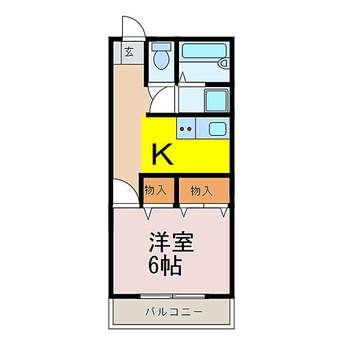 茨城県古河市東諸川 古河駅 1K アパート 賃貸物件詳細
