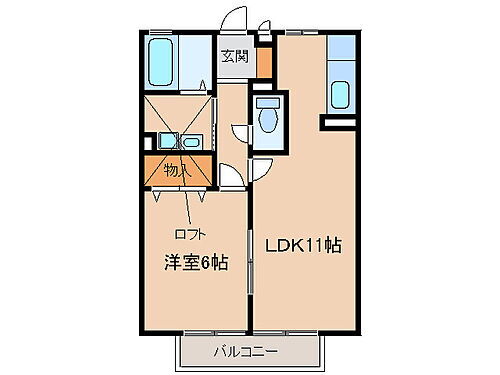 愛知県小牧市小牧5丁目 1LDK アパート 賃貸物件詳細