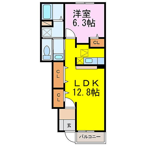 埼玉県久喜市上内 鷲宮駅 1LDK アパート 賃貸物件詳細