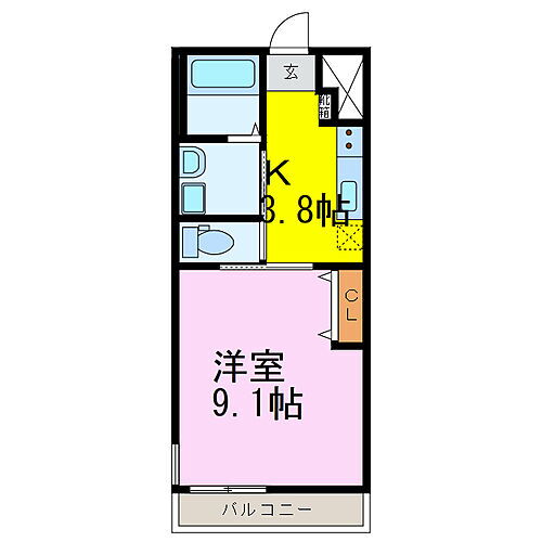 インペリアル 1階 1K 賃貸物件詳細