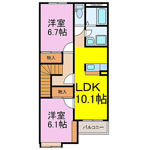 埼玉県久喜市八甫 東鷲宮駅 2LDK アパート 賃貸物件詳細