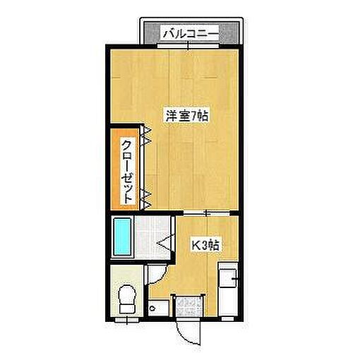 山口県下関市一の宮町4丁目 1K アパート 賃貸物件詳細