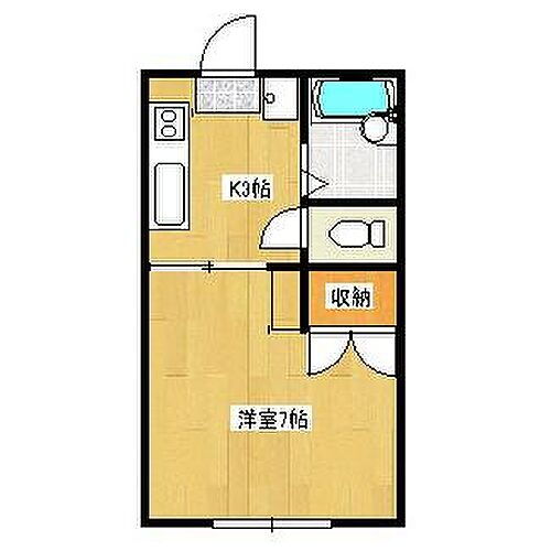 山口県下関市一の宮本町2丁目 1K アパート 賃貸物件詳細