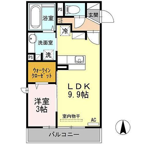 山口県下関市後田町1丁目 1LDK アパート 賃貸物件詳細
