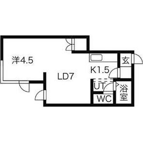 北海道札幌市中央区北三条西24丁目1-26 円山公園駅 1DK アパート 賃貸物件詳細
