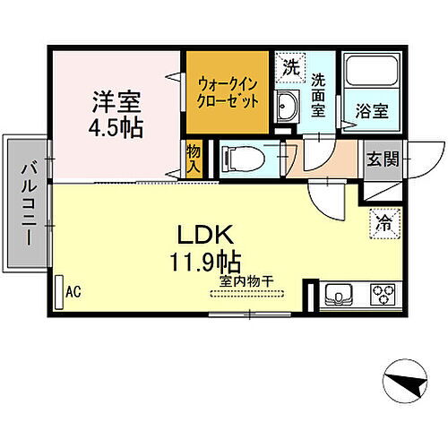 香川県丸亀市原田町 金蔵寺駅 1LDK アパート 賃貸物件詳細
