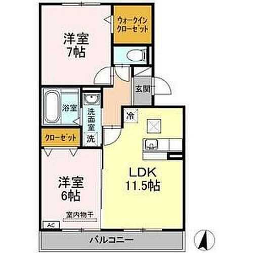 愛知県一宮市八幡1丁目2番12号 尾張一宮駅 2LDK アパート 賃貸物件詳細
