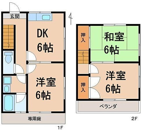 和歌山県和歌山市禰宜 千旦駅 3DK アパート 賃貸物件詳細