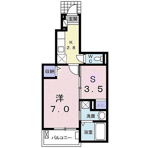 福岡県久留米市高良内町4374番地1 南久留米駅 1SK アパート 賃貸物件詳細