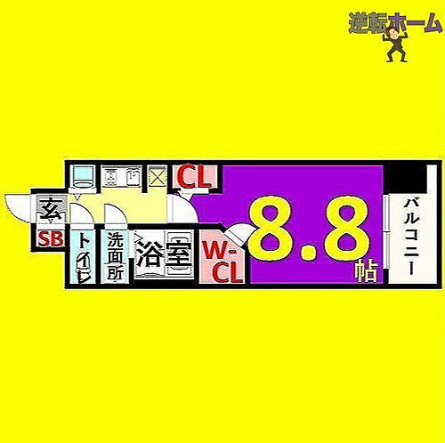 愛知県名古屋市北区志賀本通1丁目 志賀本通駅 1K マンション 賃貸物件詳細