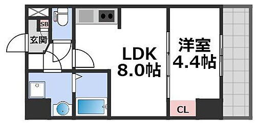 ＳＦＩＤＡ森ノ宮 8階 1LDK 賃貸物件詳細