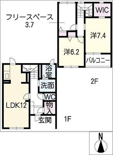 三重県松阪市中央町 松阪駅 2LDK アパート 賃貸物件詳細