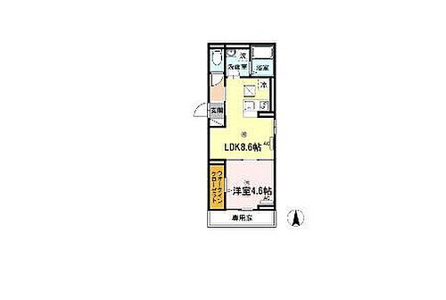 福岡県福岡市南区長丘１丁目 高宮駅 1LDK アパート 賃貸物件詳細