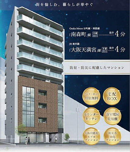 大阪府大阪市北区東天満１丁目 賃貸マンション