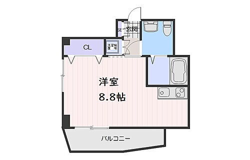 大阪府大阪市福島区海老江8丁目 海老江駅 ワンルーム マンション 賃貸物件詳細