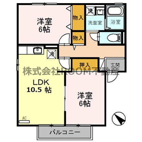 宮崎県都城市姫城町26街区27号 西都城駅 2LDK アパート 賃貸物件詳細