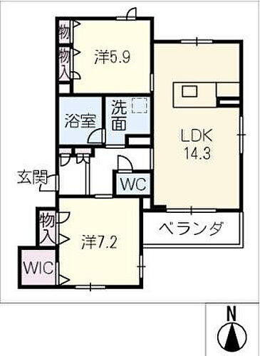 愛知県春日井市上条町7丁目 春日井駅 2LDK マンション 賃貸物件詳細